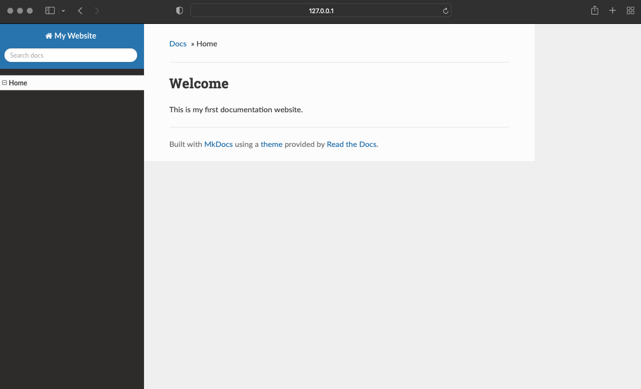 My First Website